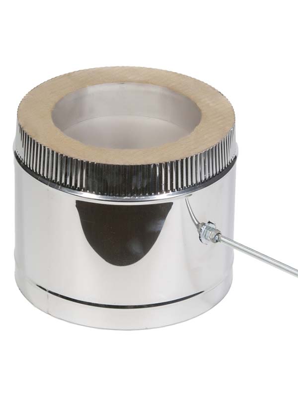 шибер поворотный термо (сталь 304-0,5 мм / изоляция 30 мм) (феникс)