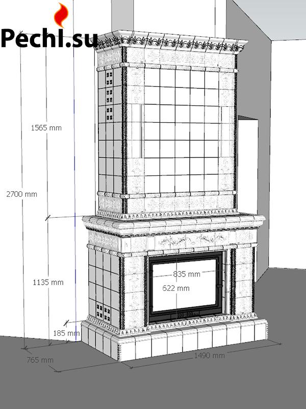 облицовка изразцовая альбион